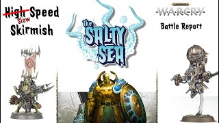 Skirmish Survivor  Warcry Kruleboyz vs Kharadron Overlords [upl. by Akemej]