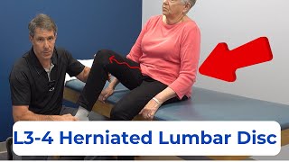 Signs and Symptoms of an L34 Lumbar Herniated Disc [upl. by Elocen306]