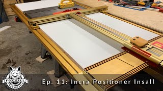 DIY  How to Install the Incra Positioner on a Ridgid R4512 Table Saw  Ep 11 [upl. by Hamfurd]