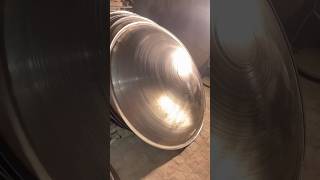 Making stainless steel dish unitedstate usa shortfeed shortvideos [upl. by Llet]