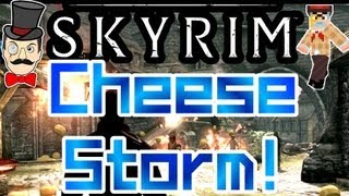 Skyrim Mods  CHEESE STORM Mod  Explosive Cheese Rains on Enemies [upl. by Edik]