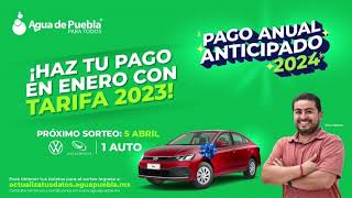 🔴 Aún estás a tiempo de hacer el pago anual anticipado de 2024 del agua en el municipio de Puebla [upl. by Leirua905]