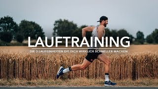 DIE 3 LAUFEINHEITEN DIE DICH WIRKLICH SCHNELLER MACHEN TOP 3 LAUF TRAINING TIPPS [upl. by Lepley452]