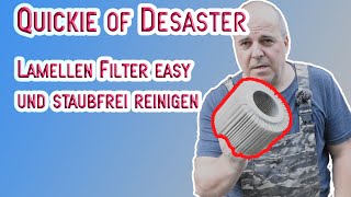 Quickie of Desaster 1  Lammelenfilter easy schnell und staubfrei reinigen [upl. by Nolaj]