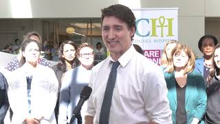 Le premier ministre Justin Trudeau souligne le projet de loi du Canada sur l’assurancemédicaments [upl. by Ttoile]