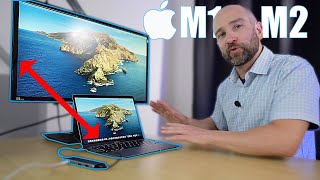 How to Connect an M1M2 Apple Macbook Air to an External Monitor [upl. by Annazor276]