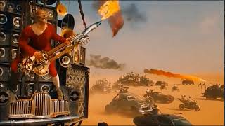 Flame Thrower Guitar Guy Nails it Mad Max Fury Road [upl. by Ayrb991]