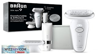 Braun Silképil 9 Epilator Pivoting Head Wet and Dry Holiday Gifts Review [upl. by Dlorad809]