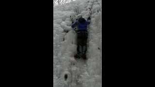 Ice climbing fail [upl. by Isis]