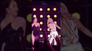 NYE Performance of Miley Cyrus amp Noah Cyrus shorts [upl. by Magbie]