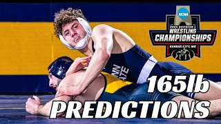 165lb Predictions  2024 NCAA Wrestling Championships [upl. by Akinihs903]