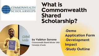 Commonwealth Shared Scholarship  Essay Writing Part 1  Hindi [upl. by Yrmac]