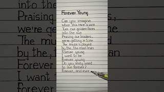 alphaville forever young lyrics foreveryoung alphaville lyrics [upl. by Lehcar]