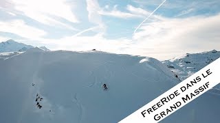 Freeride dans le grand massif  4K [upl. by Acysej]