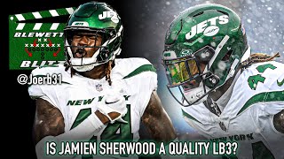 Is Jamien Sherwood a Quality LB3  NY Jets Film Review  Blewetts Blitz [upl. by Ambrosine]