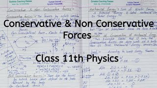 Conservative and Non Conservative Forces  Chapter 5  Work Energy and Power  Class 11 Physics [upl. by Lytsirhc]