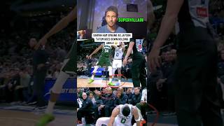 DARVIN HAM SMILING AS JAYSON TATUM GOES DOWN HOLDING HIS ANKLE 😭 nba ballislife basketball [upl. by Llennej]