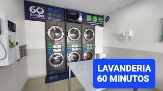 LAVANDERIA 60 MINUTOS  Como funciona o Self Service Quanto custa Vale a pena [upl. by Bonney]