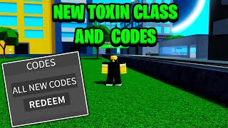 NEW TOXIN CLASS amp WORKING CODES ROBLOX A Heros Destiny  One Punch Man Destiny [upl. by Fredrika]