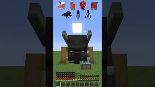 Spike Tunnel vs Mobs Distance 😲 shorts minecraft meme [upl. by Quennie]