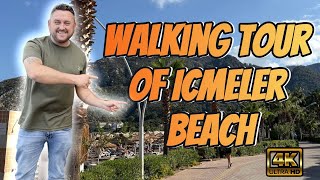 Walking Tour of Icmeler Beach Looking For Bargains [upl. by Ettevahs]