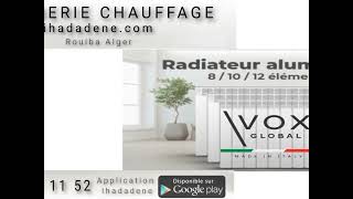 Radiateurs aluminium Global VOX Italie [upl. by Anialad574]