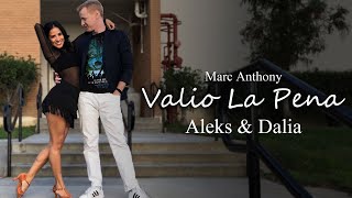 Valio la Pena  Marc Anthony  Salsa Dancing con el cubanito de Latvia [upl. by Underwood888]