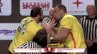 Denis Cyplenkov vs Dave Chaffee  95kg Right Hand Nemiroff World Cup 2013 [upl. by Kahl]