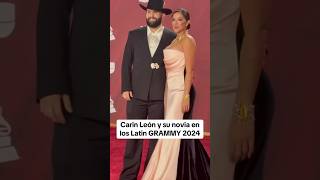 Carin Leon y su novia en latín Grammy carinleon shorts short mexico mexicano grammy [upl. by Aelyak]