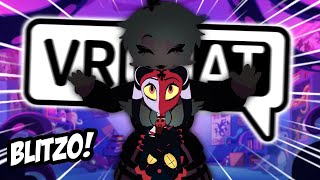 BLITZO HIDES FROM EMBERLYNN IN VRCHAT  Funny VRCHAT Moments [upl. by Atinrahs704]