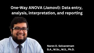 One Way ANOVA Jamovi Data entry analysis interpretation and reporting [upl. by Neehsas]