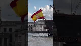 El Galeón Andalucía ha llegado a Londres surcando el río Támesis [upl. by Duvall]