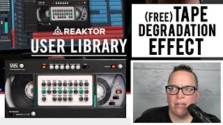 VHS Tape Effect  Reaktor Tape Emulation Plugin  Lofi VST [upl. by Rasia]