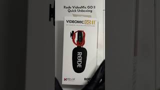 RODE VideoMic GO II Quick Unboxing microphone røde [upl. by Allard893]