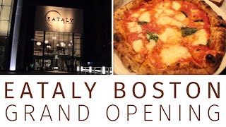 EATALY IN 2 MINUTES  Eataly Boston Grand Opening [upl. by Tuneberg777]