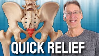 Quick Relief For Tail Bone Pain Coccydynia [upl. by Mcgaw]