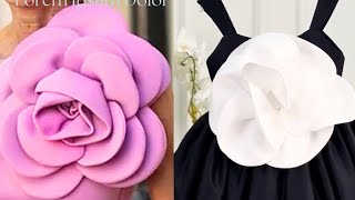 DIY Fabric FlowerHow to make Beautiful Petals and Roses [upl. by Howzell]