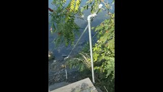 Outdoor handrail using galvanized steel pipe [upl. by Eglanteen54]