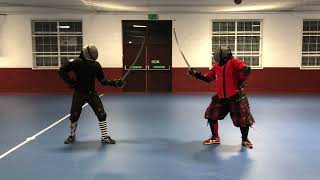 Steel Sabre sparring  Jordan vs Michael [upl. by Solhcin418]