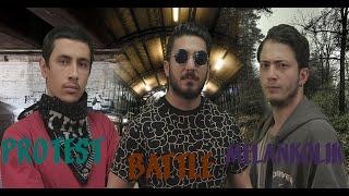 Battle vs Melankolik vs Protest  Destansı Rap Savaşları  DRS [upl. by Feinstein331]