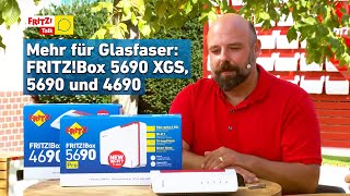 Mehr für Glasfaser Neue FRITZBox 5690 XGS 5690 und 4690  FRITZ Talk Live ifa2024 [upl. by Adiaj]