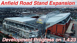 Anfield Road Stand Expansion Update 76 1423 [upl. by Rufus]