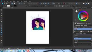 WOW Powerclip Corel Draw in Affinity designer [upl. by Ordnasil919]