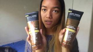 John Frieda  Review  Brilliant Brunette Shampoo amp Conditioner  JetaimeKock [upl. by Goodyear]