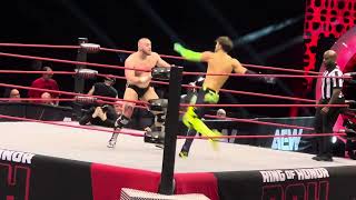 FULL MATCH  Gabe Kidd vs Angelico live  Ring of Honor taping 11072024 [upl. by Doehne]