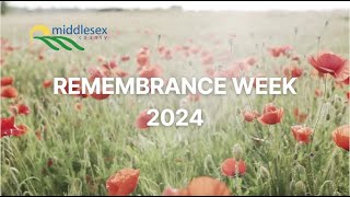 Middlesex County Wardens Statement on Remembrance Week 2024 [upl. by Eddie820]