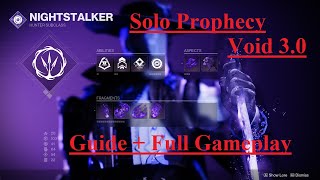 Solo ProphecyVoid30Guide and Full Gameplay [upl. by Halbert]