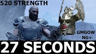 God Of War  Valkyrie Queen Sigrun  27 SECONDS KILL GIVE ME GOD OF WAR NEW GAME PLUS [upl. by Berard]