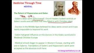 Medicine Through Time  Medieval  The Rediscovery of Hippocrates and Galen [upl. by Nakasuji266]