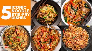 Top 5 ICONIC Noodle StirFry Dishes  Marions Kitchen [upl. by Leopold870]